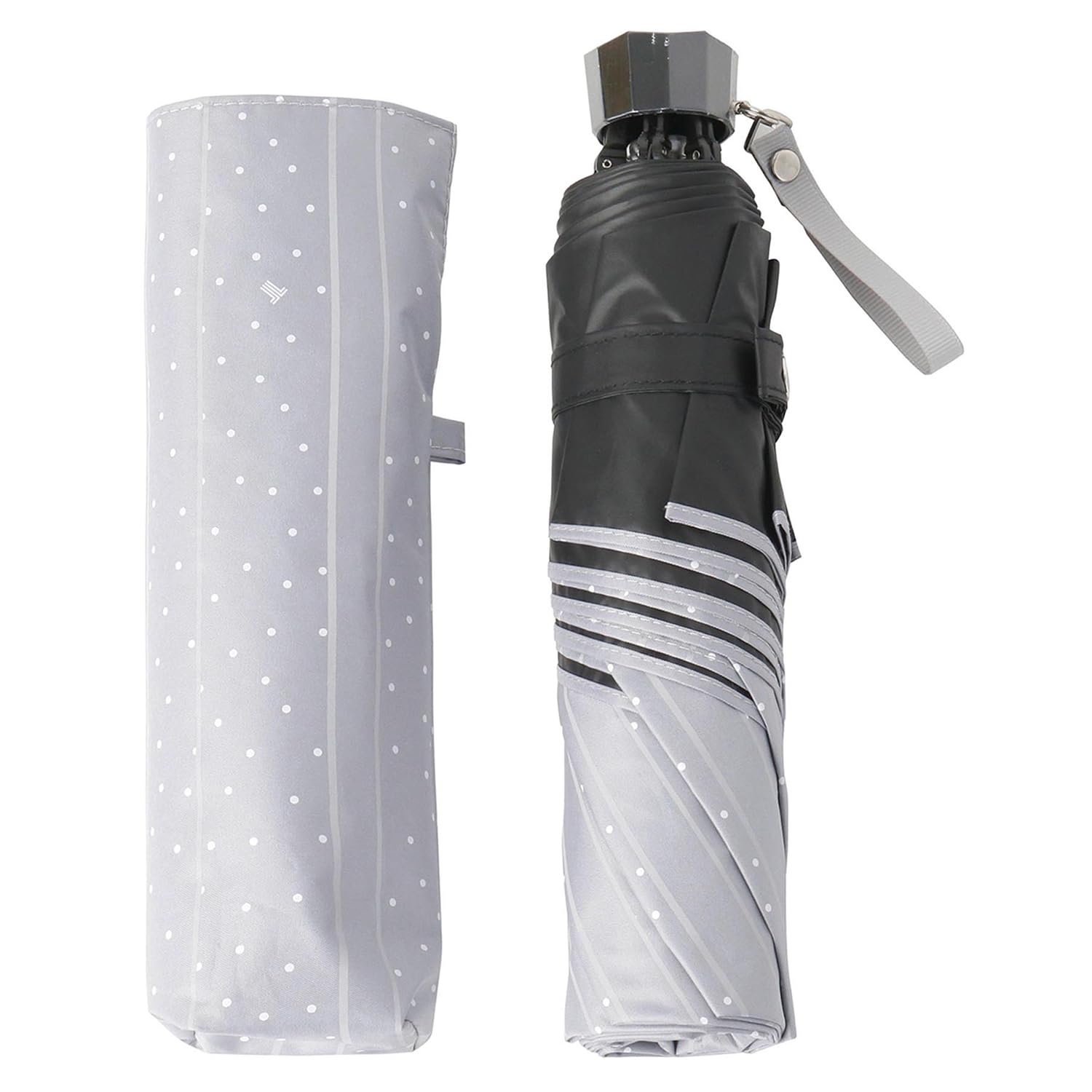 ランバンオンブルー　楽折り畳み傘 LANVIN en Bleu ランバンオンブルー 日傘 折りたたみ 晴雨兼用