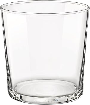Barazzoni Set of 6 Ghiffa Glasses Tempered Glass 37 cl Capacity Made in Italy