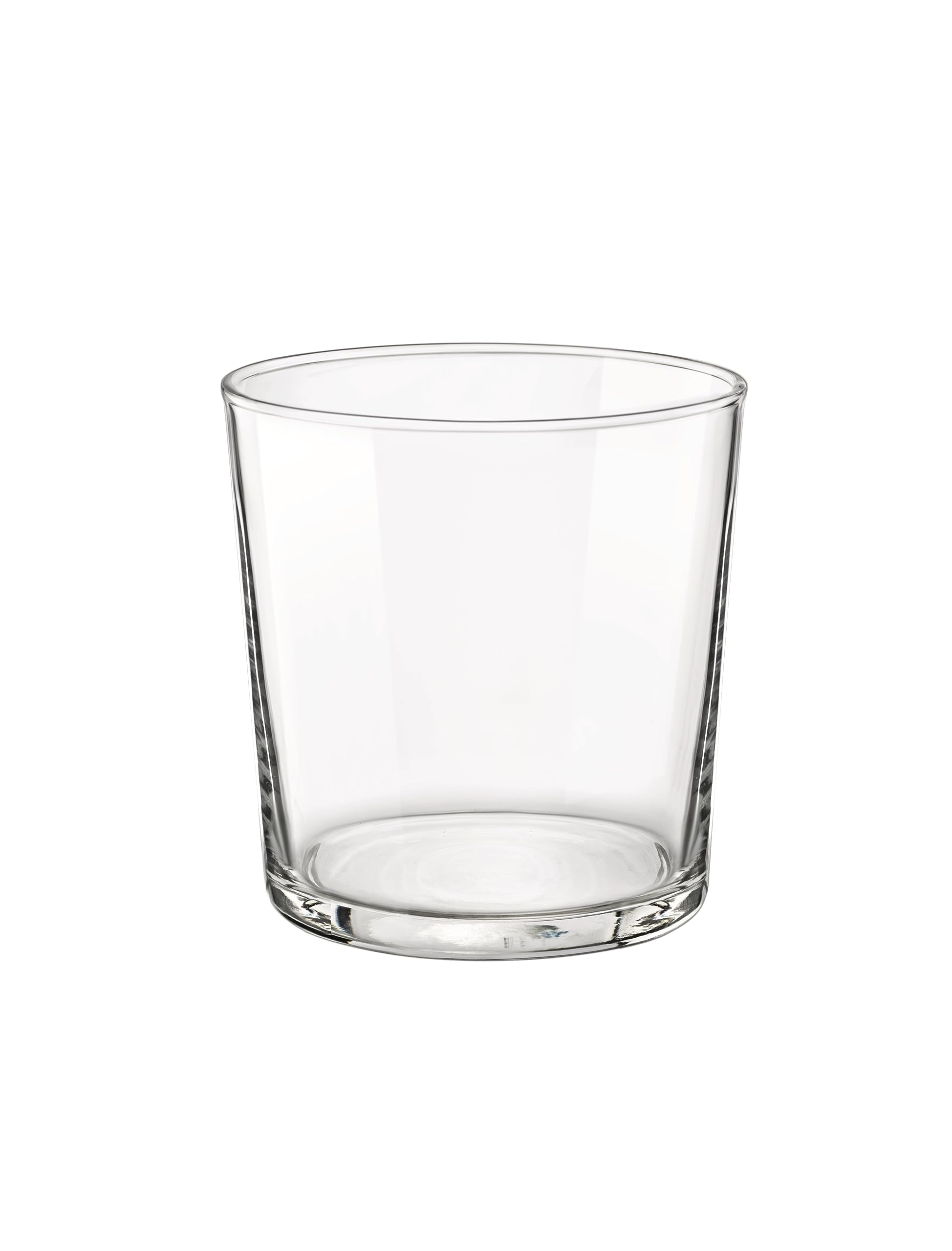 Barazzoni, Set of 6 Ghiffa Glasses, Tempered Glass, Capacity 37 cl, Made in Italy