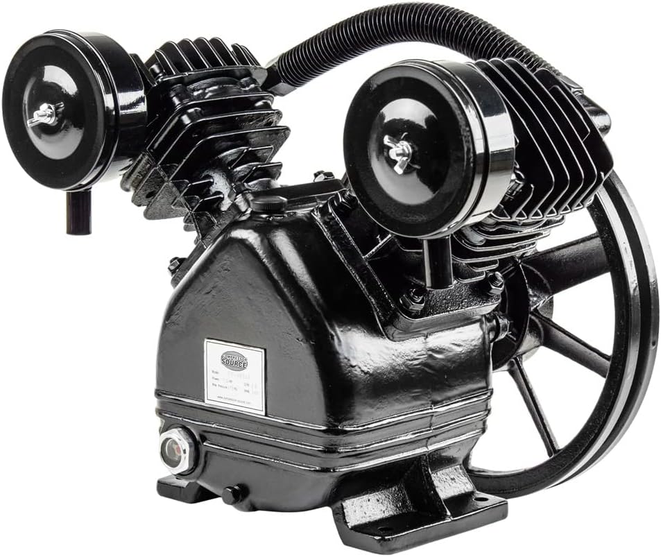 2-3 HP Replacement Air Compressor Pump Single Stage 2-Cylinder 7 CFM Compressor Source CS2065A