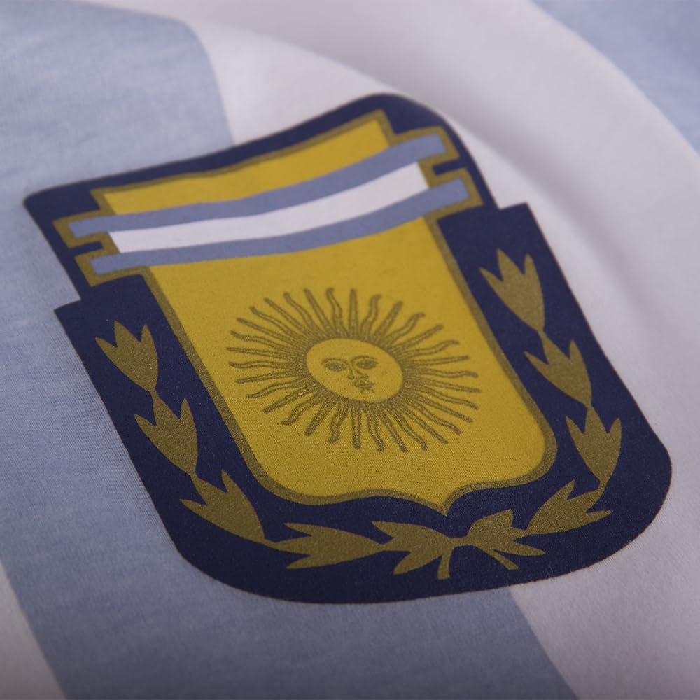Copa Football Argentina Capitano Camiseta Hombre Blanco XS