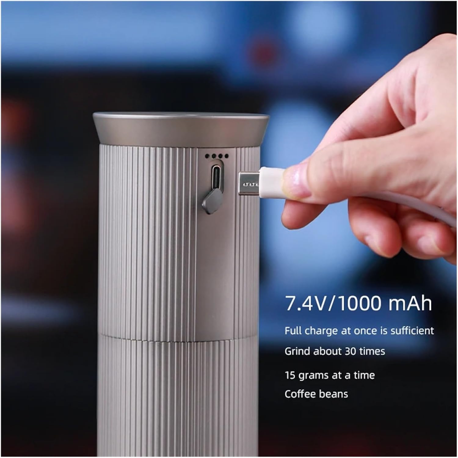 Aluminum Manual Coffee Grinder Stainless Steel Burr Grinder Coffee Bean Grinder(G50)
