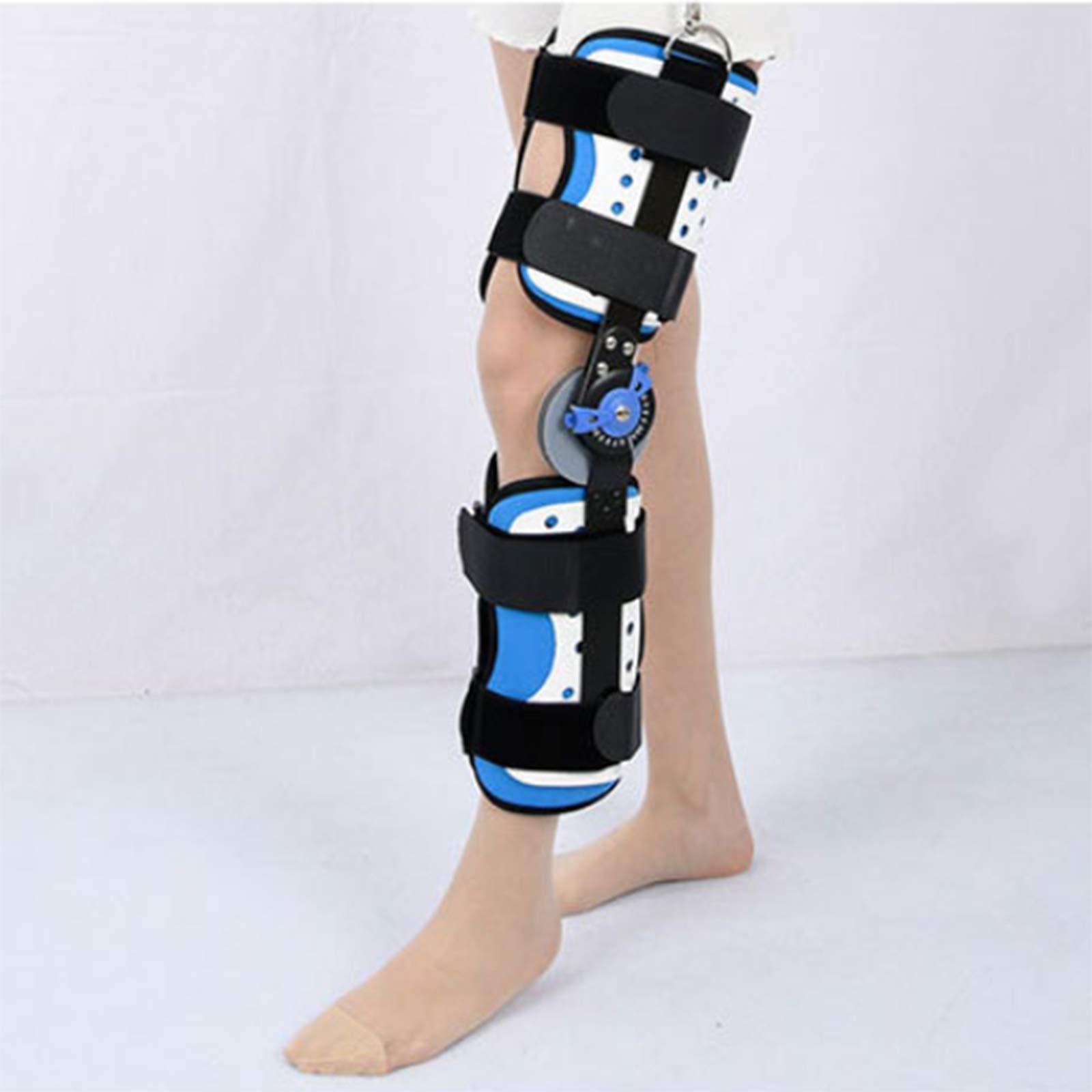 Ortesi per Articolazione del Ginocchio Regolabile, per Fissare Il Ginocchio E Il Supporto per Le Gambe Stabilizzatore di Supporto Ortopedico Medico Dopo L'intervento Chirurgico,B