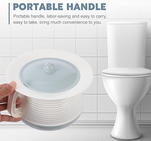 Vista 16 de Olla de cámara de plástico para orinales, cubo portátil para orina, orina nocturna, orinal con tapa, para el hogar, oficina, mujeres embarazadas