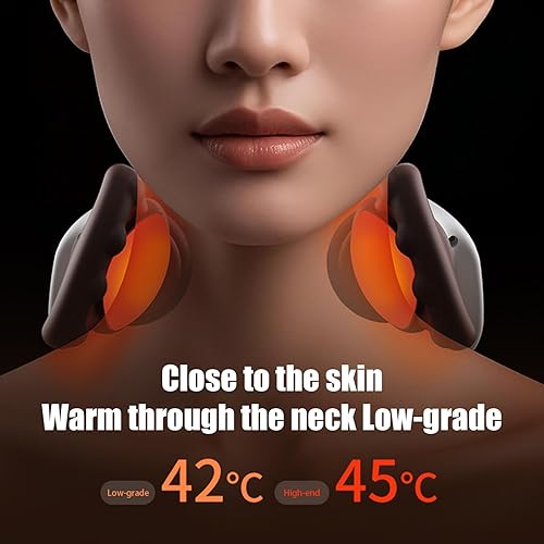 Miniatura 6 de Masajeador de cuello con calor, masaje eléctrico Shiatsu de tejido para hombro, diseño ergonómico similar a la mano, masaje de cuello con amasado