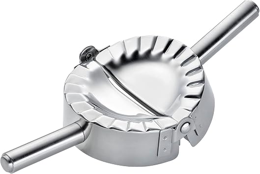 Kuchenprofi Ravioli, Pierogi, and Dumpling Maker, 18/8 Stainless Steel Pasta and Pastry Press, Perfect for Molding and Sealing Fresh Stuffed Pasta and Pastry Dough, 3.25 Inches