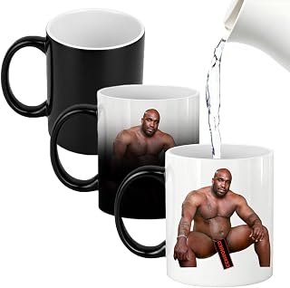 Heat Changing Novelty Coffee Mug,12 oz Funny White Elephant Gift for Adults | Funny Coffee Mug, Novelty Gag Presents for Men Women Adults, Office Joke, Christmas Valentines Day Birthday Gifts