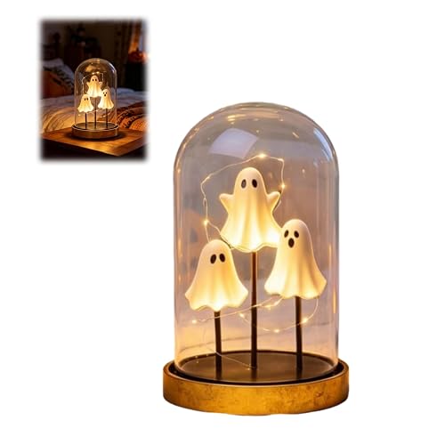 Halloween Decorations Indoor, Halloween Decor, 3 Mini Light Up Ghost