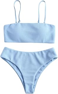 blue bathing suit top