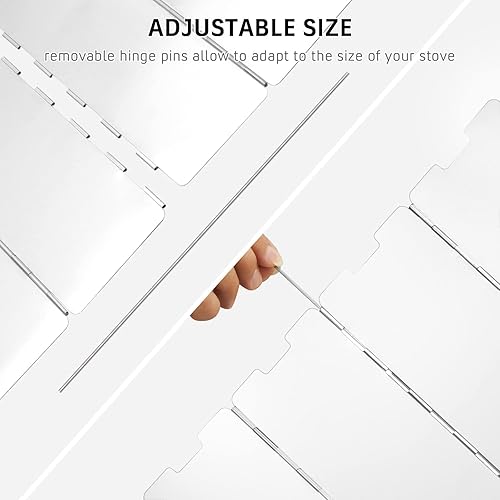 Miniatura 4 de Estufa de camping de 8 placas Parabrisas plegable al aire libre Estufa de campamento Parabrisas Parabrisas de aleación de aluminio Parabrisas para