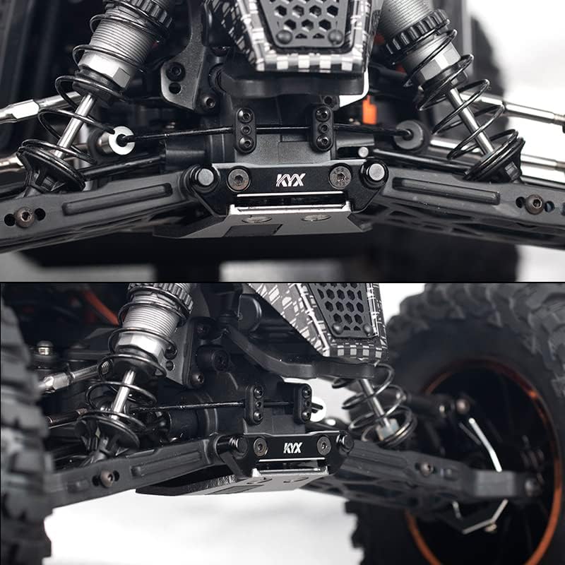 KYX Racing Aluminum Front Pin Mount Upgrades Parts Accessories for 1/10 RC Crawler Car LOSI Lasernut U4 4WD