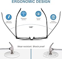 Vista 5 de Okany Blue Light Blocking Glasses for Women Men, Round Computer Glasses, Anti-Glare/UV/Glare Gaming Glasses