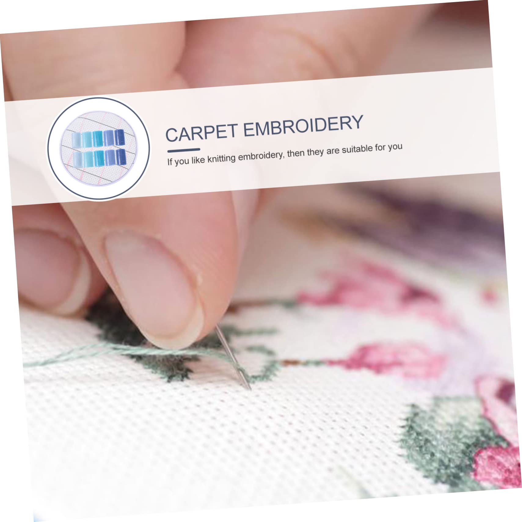 NUOBESTY 2sätze Wollgarn Für Teppichweberei Farbige Wollgarne Und Mesh Pad Für Kreative Handarbeiten Geeignet Häkeln Stricken Und Teppichherstellung