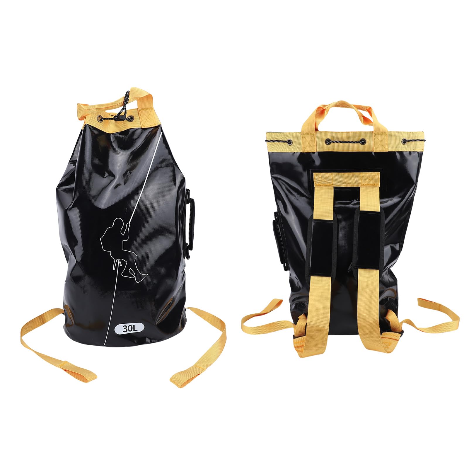 Buachois Bolsa de Escalada en Roca, Resistente y Transpirable, Bolsa de Equipamiento de Exploración, PVC, para Rescate Profesional y Descenso de Cascadas (30L)