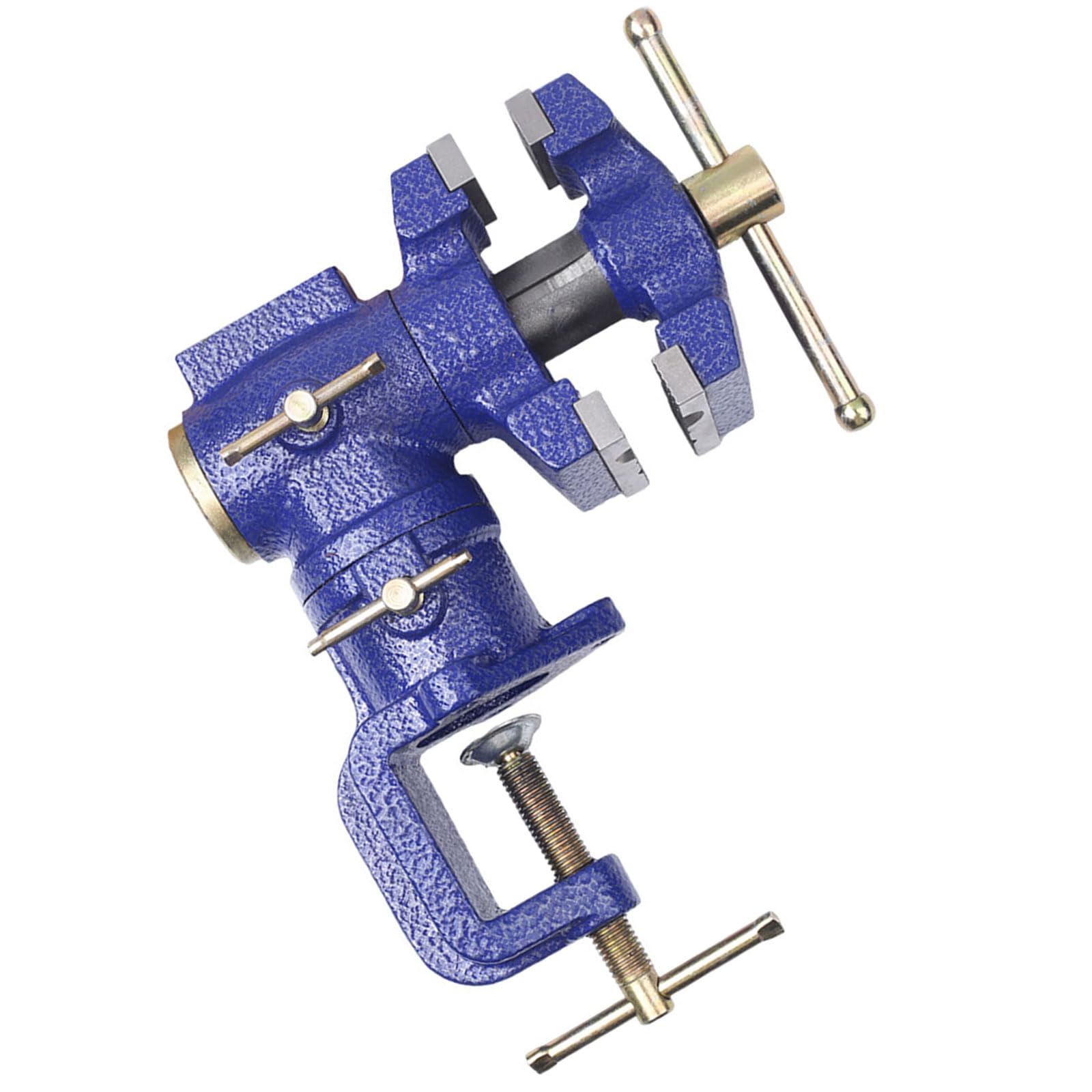 Limtula Woodworker Vice Double Jaw Table Vise Benches Clamp 360 Swivels Base For Woodworking And Metalworking Woodworker Vice