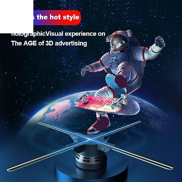 56cm 3D вентилятор голограммы проектор Wifi Led дисплей логотип реклама свет пульт дистанционного управления, привлекательные визуальные эффекты