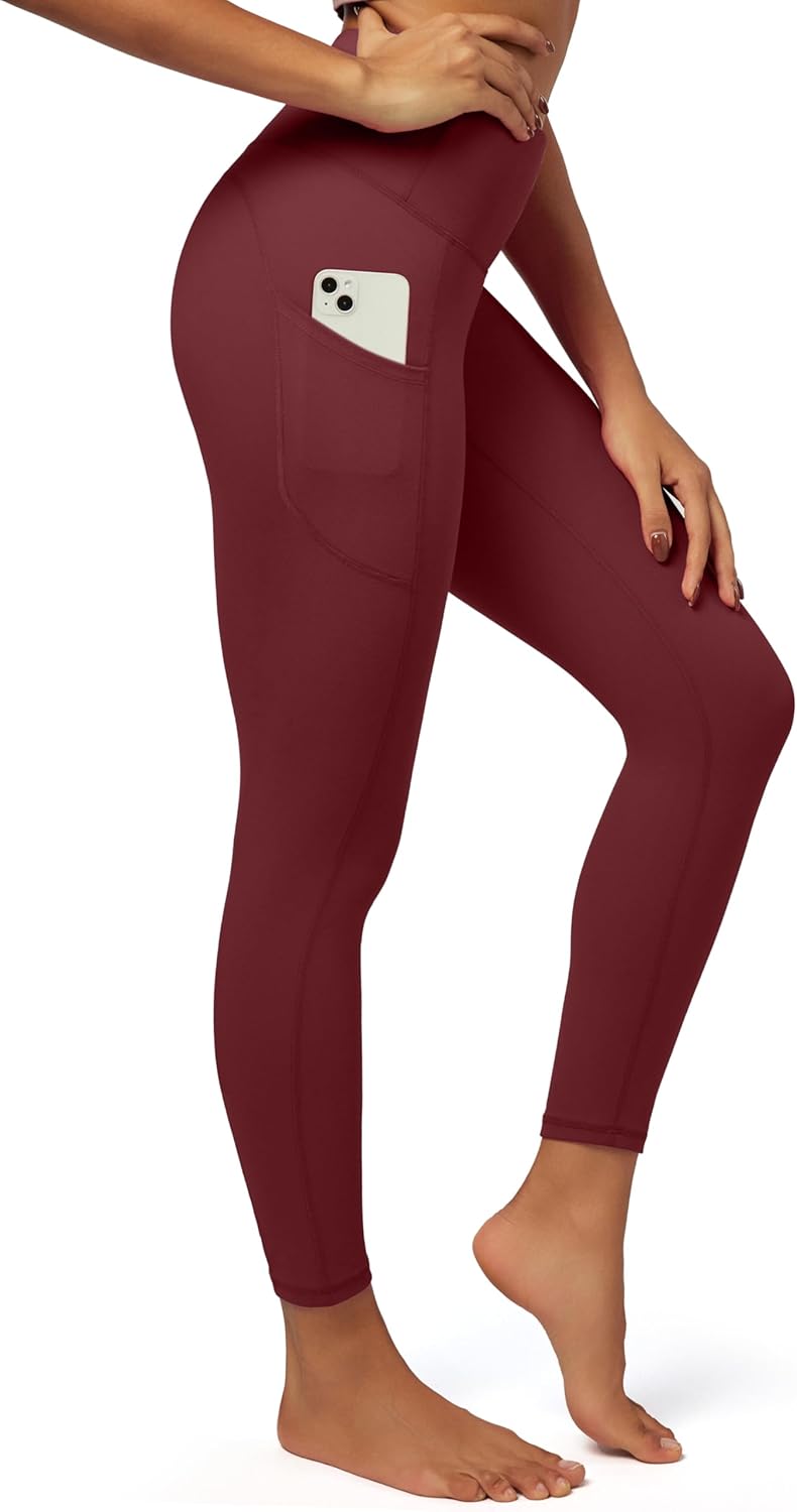 IUGA Fleece Lined Leggings Women Thermal Leggings for Women Winter Warm Tights High Waisted Hiking Yoga Pants with Pockets