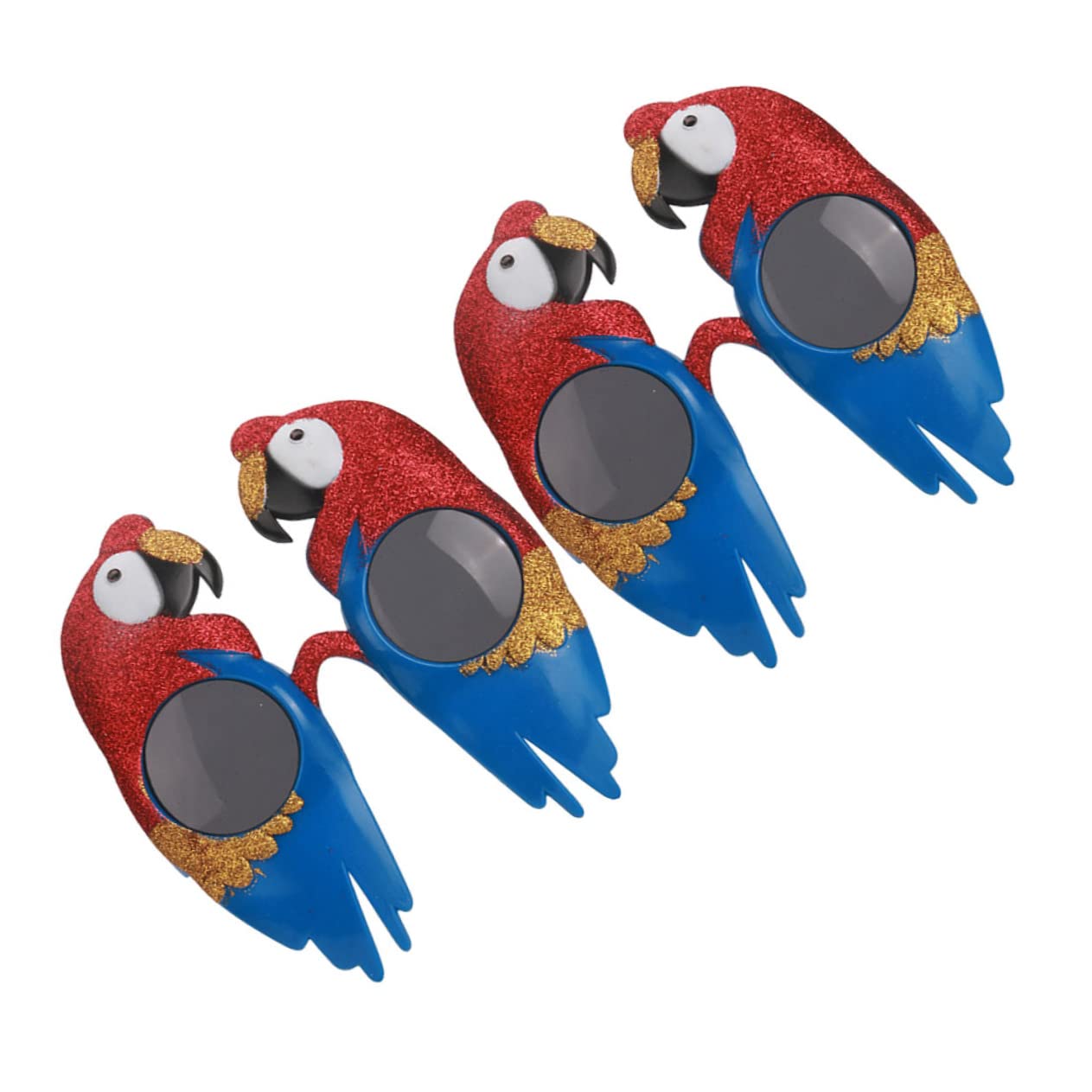 PRETYZOOM 2pcs Funny Party Eyeglasses Cosplay Glasses Parrot Glasses Adults Women Silly Parrot Eyeglasses Glasses for Party Cosplay Costume Harry Big Crazy Prop Parrots Funny Glasses