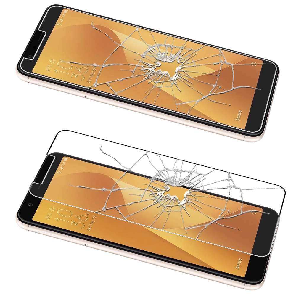 Protezione Per ASUS Zenfone Max Plus M1 - 3 Pellicole In Vetro Temperato 9H Anti-Graffio E Anti-Rottura