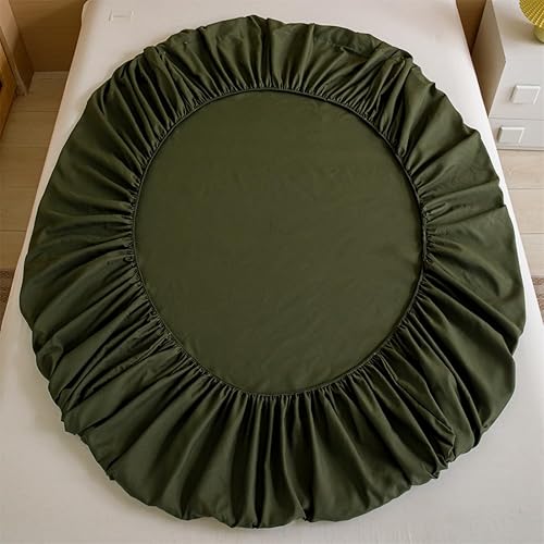 Miniatura 9 de Juego de sábanas amarillo mostaza, juego de sábanas de 4 piezas, 1 sábana bajera, 1 sábana encimera con 2 fundas de almohada, tamaño matrimonial,