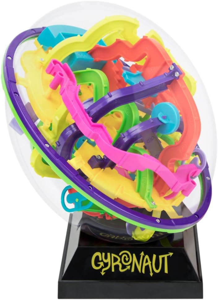Obstacle 3D Puzzle Ball & Display Stand|Advanced 299 Tangled & Twisted Interactive Maze Obstacles| Omega