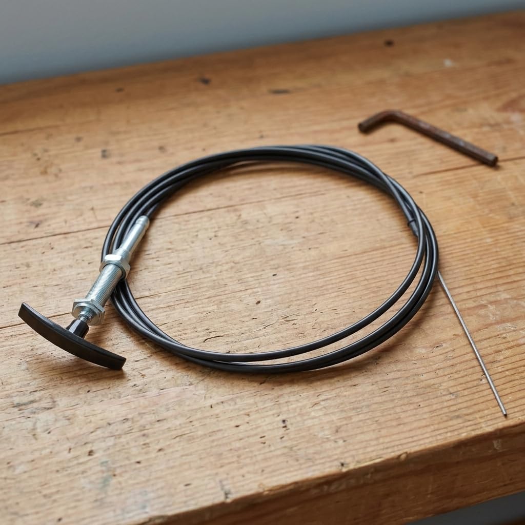LIFKOME Waste Valve Cable 120 Inch Flexible Control Kit with Handle for RV