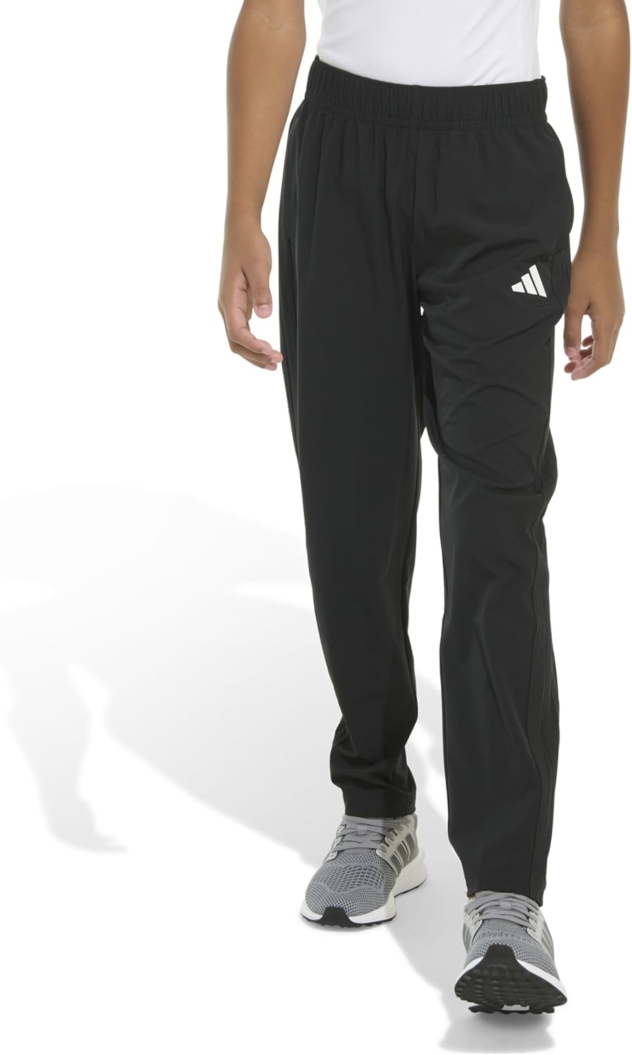 adidas Boys Woven 3-Stripe Stretch Pant - Image 3