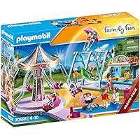 PLAYMOBIL Family Fun 70558 Gran Parque de Atracciones, Incluye