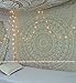 "New Launched" Popular Original Gold Elephant Tapestry Indian Mandala Wall Art, Hippie Wall Hanging, Bohemian Bedspread With Metallic Shine King Size Tapestries Exclusively By Popular Handicrafts