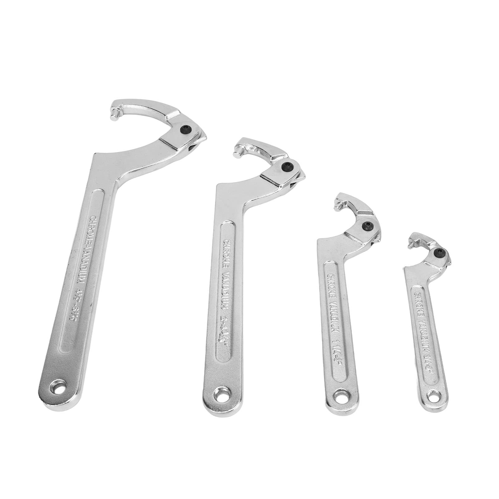 Yctze Jeu de Clés à Goupille, Finition de l'outil, Alliage Solide, Universel pour Colliers, clé à Molette, Jeu d'Outils - Outils et Bricolage/Électrique et / /Clés/