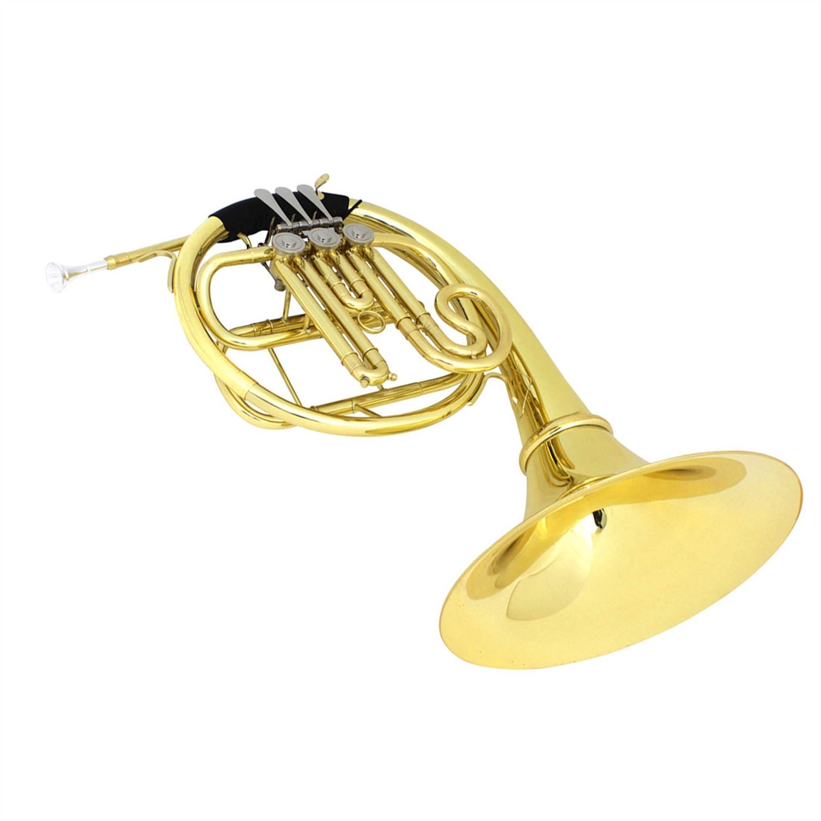 waldhorn instrument Flaches Drei-Tasten-Waldhorn Geteiltes Waldhorn B-Waldhorn Schüler-Anfängerprüfung Blechblasinstrument