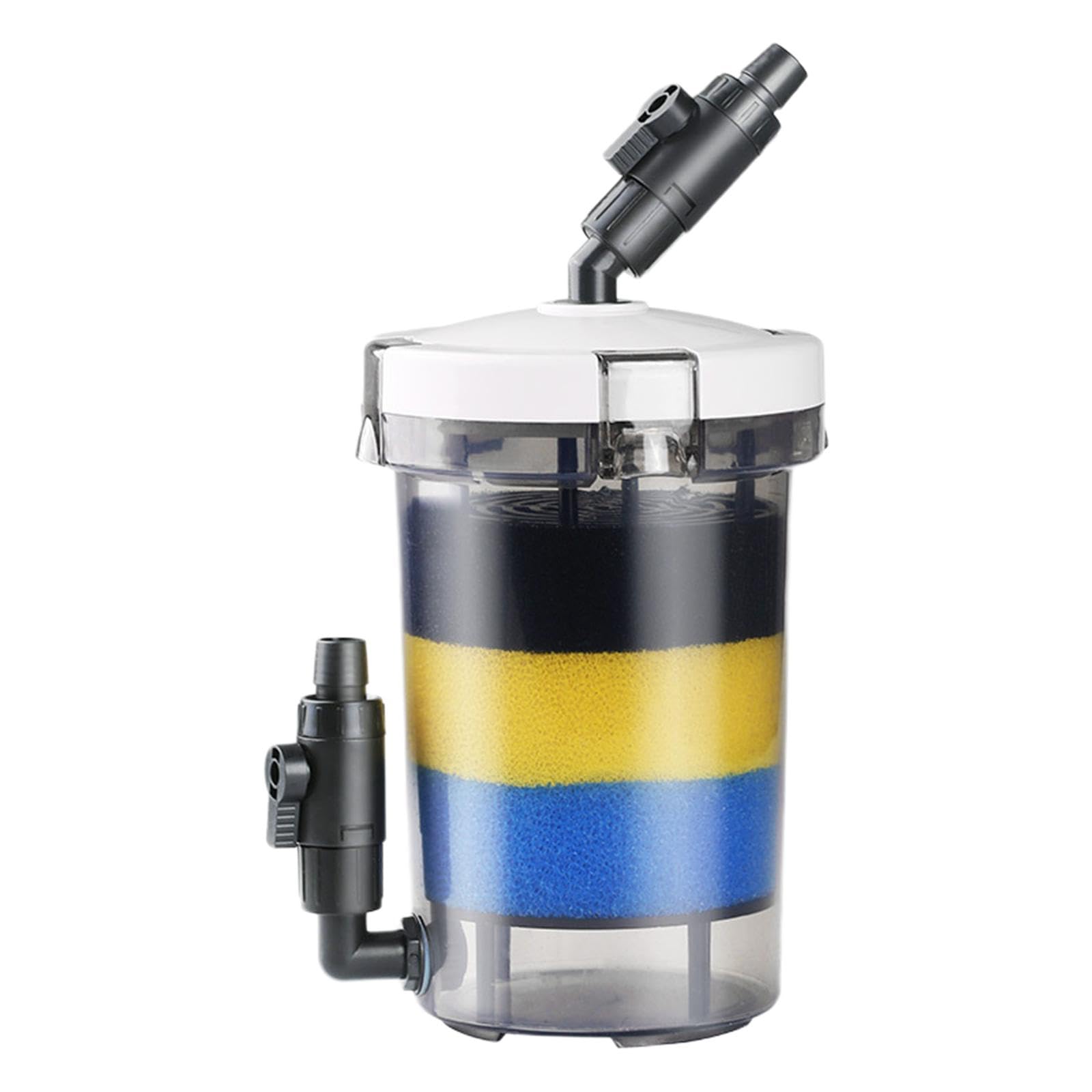 Sharplace Filtro de Acuario para Tanque de Tortugas Capacidad por Instalación Vidrio Purificador PP Adecuado para Peces y Tortugas Acuarios Despachos, 21.5x36.5x19.5cm, Individual