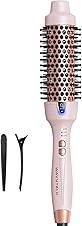 [50% off] Wavytalk Updated Version Thermal Brush, 1.5 Inch Negative Ion Blowout Express Thermal Round Brush Creates Salon-Quality Blowouts, lonic Frizz Reduction Makes Hair Shinier & Smoother (Millennial Pink)