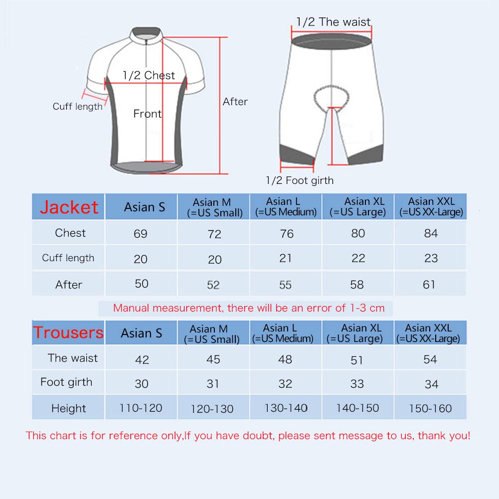 Set di maglia da ciclismo per bambini, a maniche corte, per bici da strada, mountain bike