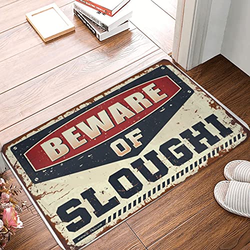Paillasson Sloughi drôle pour pas de porte accueillant et déco automne extérieure 50x80cm