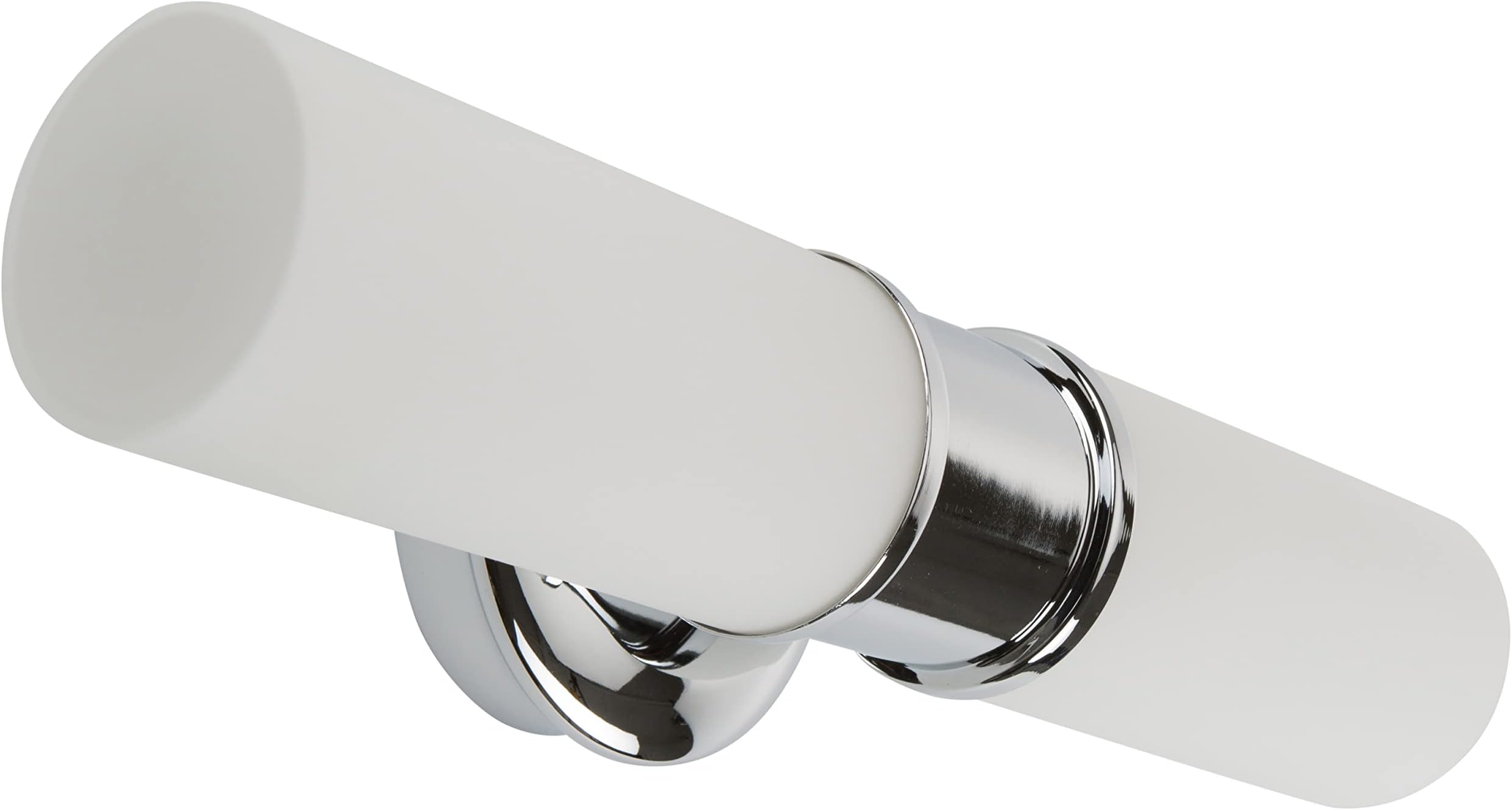 Smartwares 3000.053 Borgia Bathroom Lightโ 2x SES/E14 โ Brushed steel โ Glass