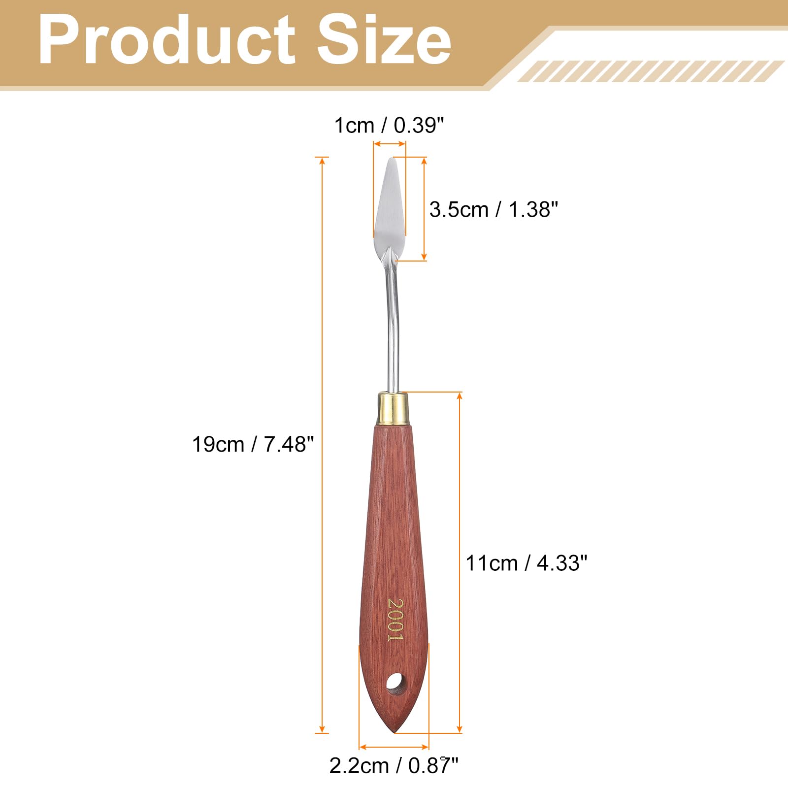 HARFINGTON Palette Knife Painting Tool 1.38