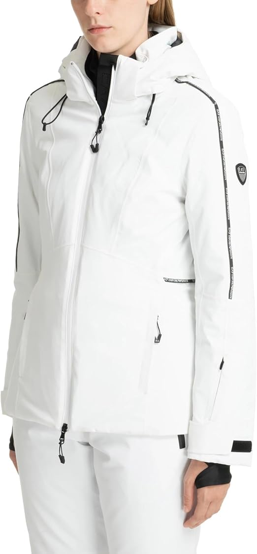 Emporio Armani EA7 women ski jackets Stratum 7 white, White