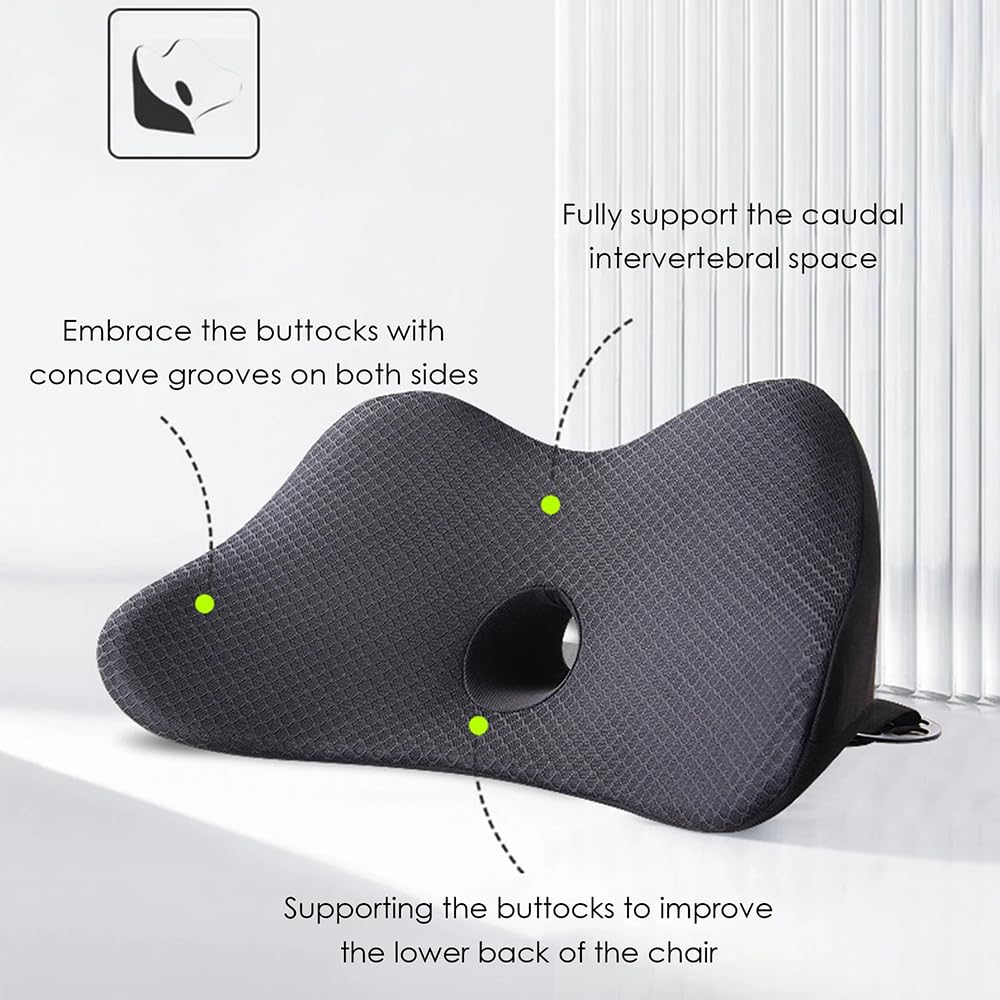 NEWFUN Coussin Siège Auto Conducteur,Coussin rehausseur Voiture,Coussin Voiture conducteur,Coussin Ergonomique Voitur,Coussins orthopédiques pour Voiture,Coussin Voiture Memoire de Forme