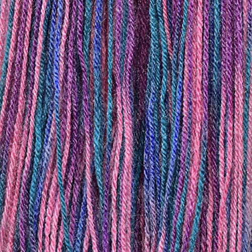 Image of M.G ENTERPRISE Os wal Multi Lavender (500 gm) Wool Hank Hand Knitting Wool /Art Craft Soft Fingering Crochet Hook Yarn, Needle Knitting Yarn Thread dye E