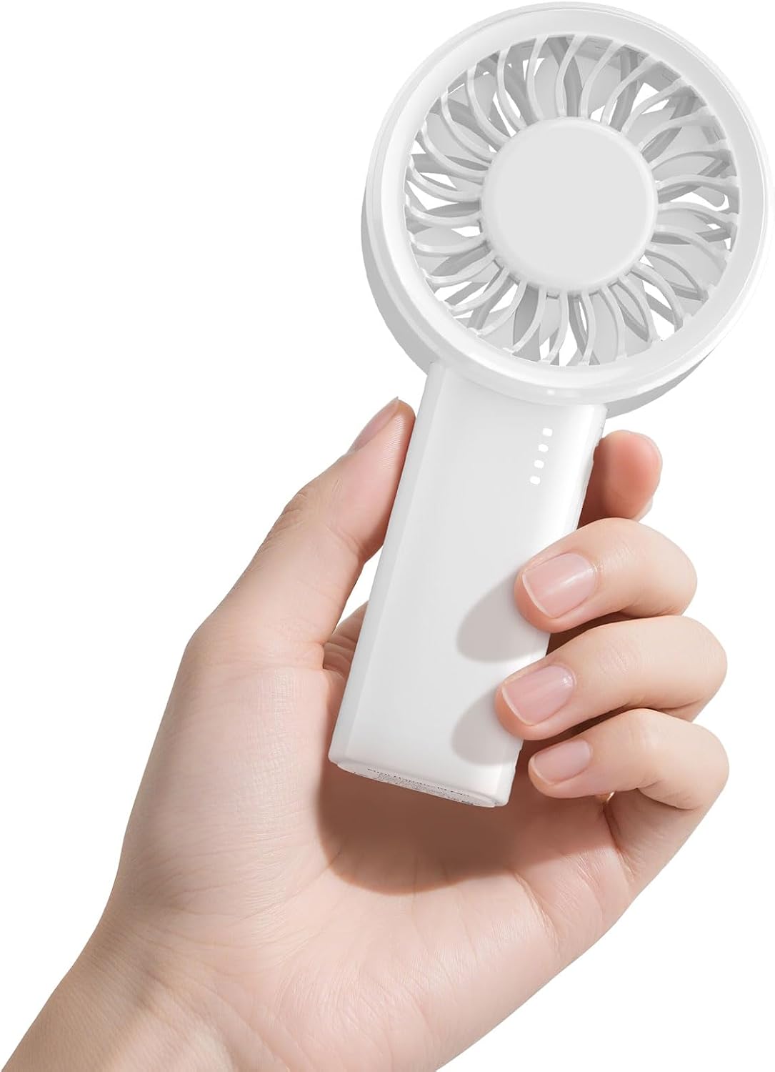 HandFan Handheld Mini Fan, Next Generation Small Fans Portable [8.5H Runtime] with Powerful High Speed Turbo Motor, USB Rechargeable, Pocket Design for Travel/Summer/Concerts/Lash, Gifts for Women
