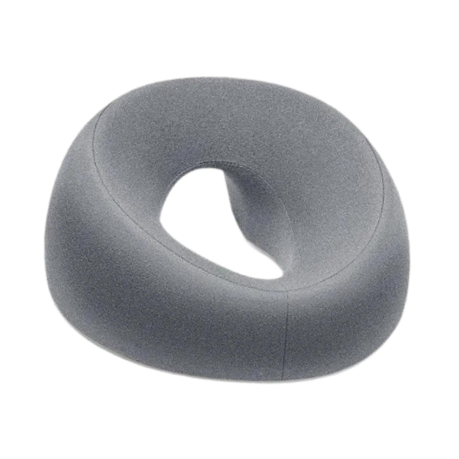 LIXSAZSE Breathable Face Down Pillow With Anti Slip Features Provides Relaxing Salon Massage Support For Prone Sleeping Home Massage Pillow For Prone Face Down, gray, 26x6x13cm