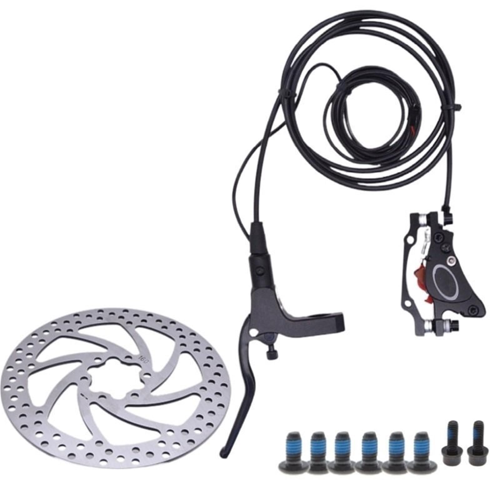 12-calowy 14-calowy rower MTB Zestaw hydraulicznych hamulców tarczowych Rower ze stopu aluminium Skuter Sterowanie mocą Shifter tylny bęben hamulcowy(Black SM Rear Brake)