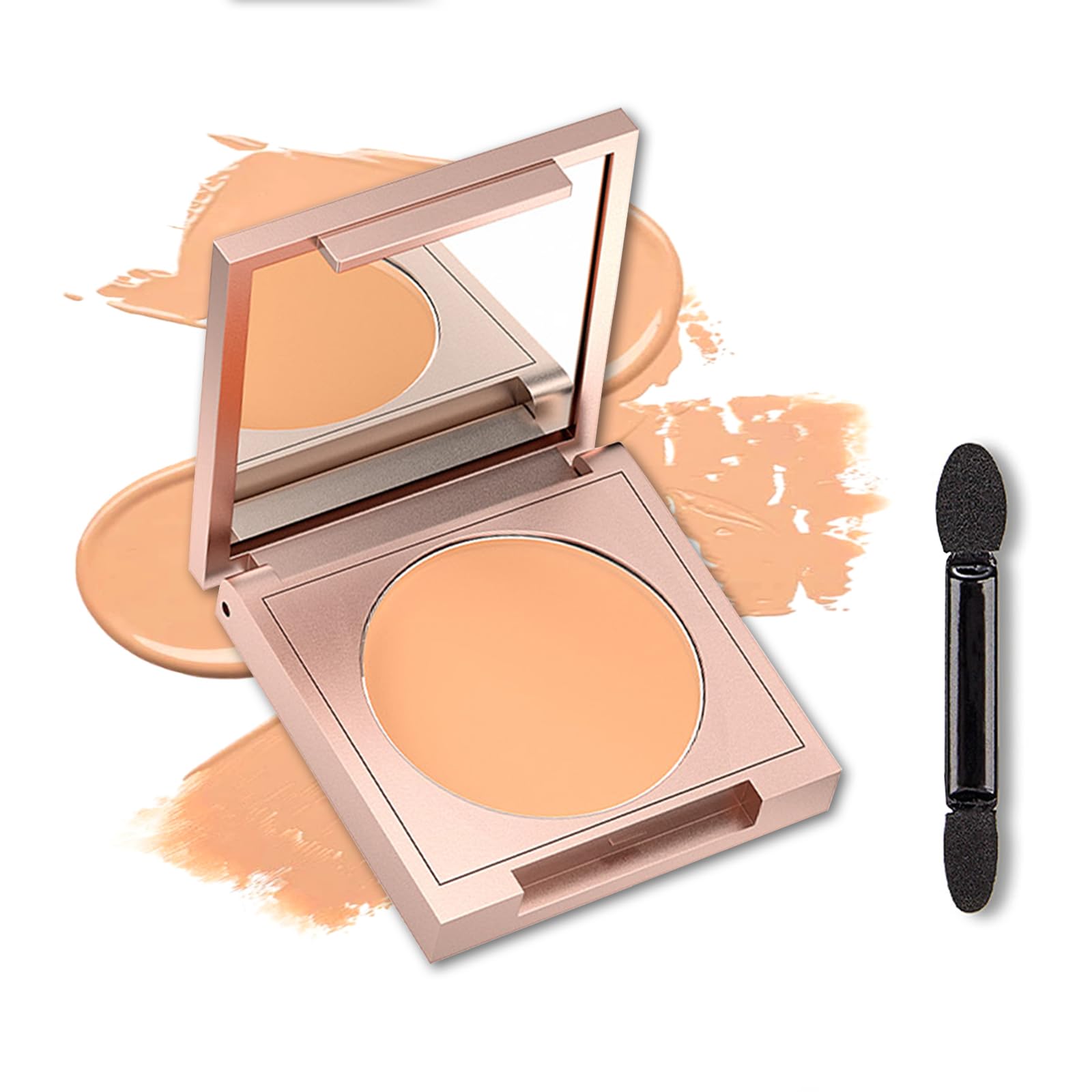 Colored Clay CC Undereye Corrector Long-lasting Waterproof Multi-effect Concealer Moisturizing Oil Control High Coverage Concealer Light Texture Hide