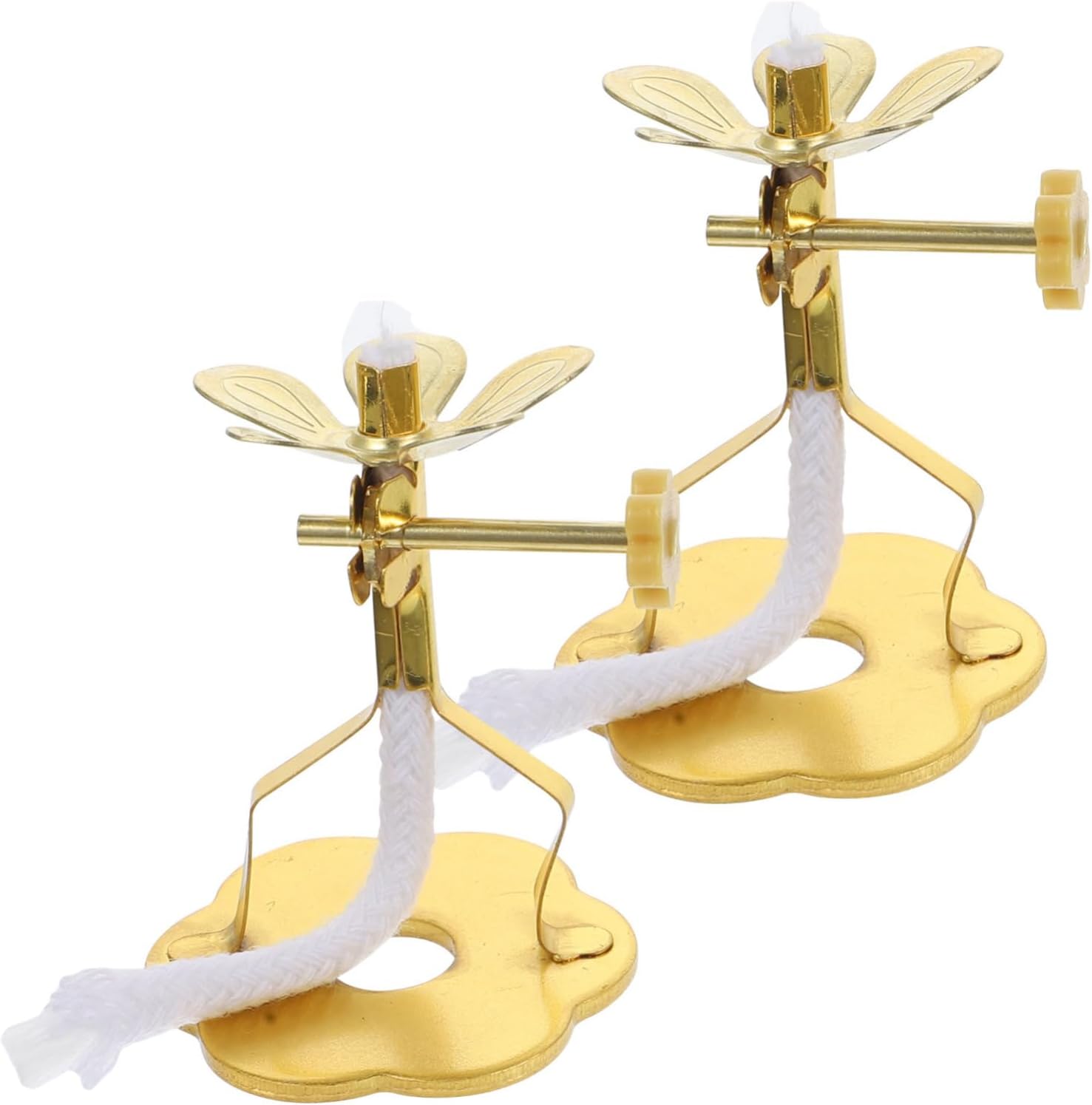 IMIKEYA 8pcs Oil Lamp Wick Holder for Buddha Supplies Lightweight Kerosene Lamp Accessory and Rope Materials for -Term Use