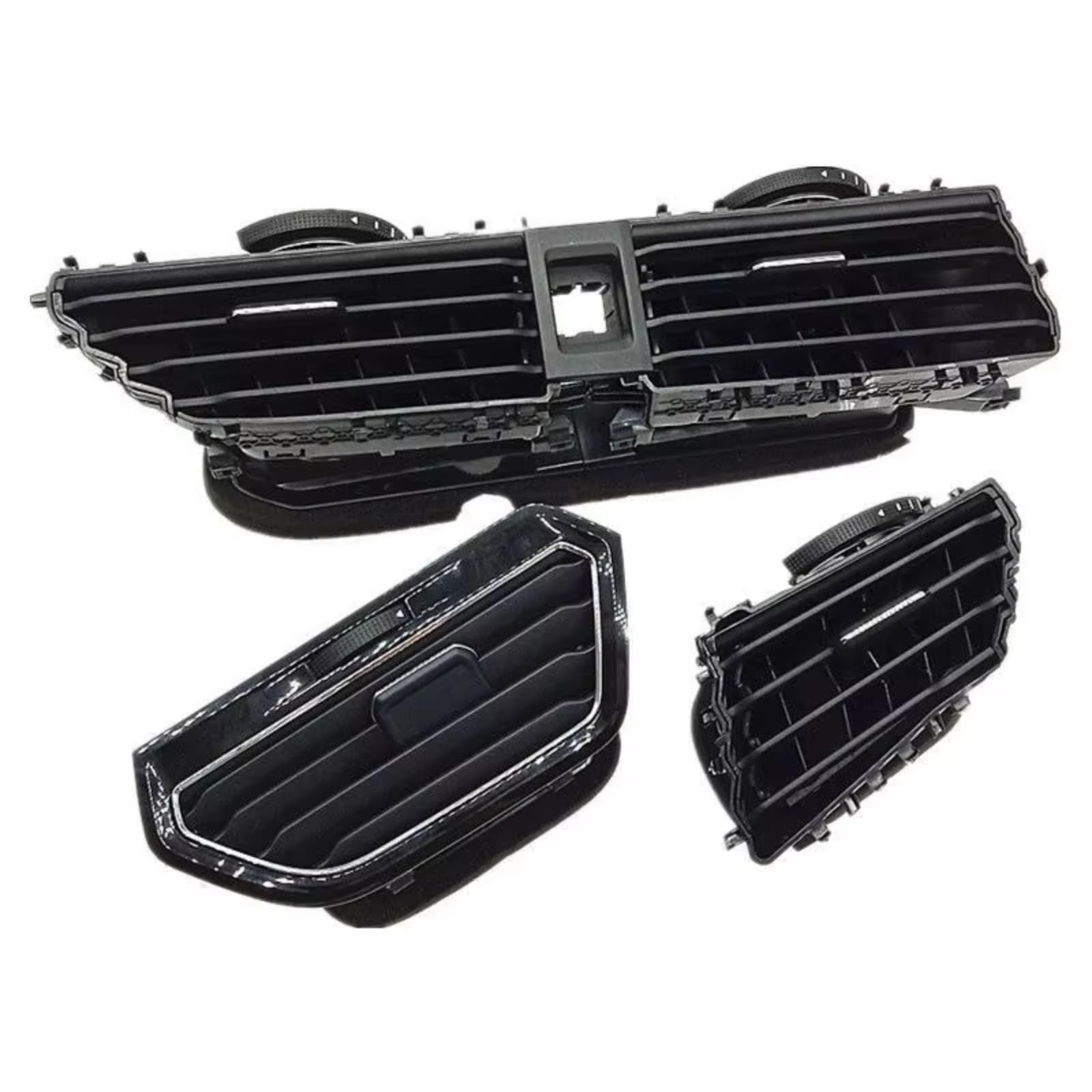 Dzwdy 1Set Ac Vent Compatible With Vw For Tiguan 2 Mk2 2017 2018 Lhd Air Conditioning Outlet Ac Vent Outlet Assembly 5Ng819703 5Ng819704 5Ng819728(1Set)
