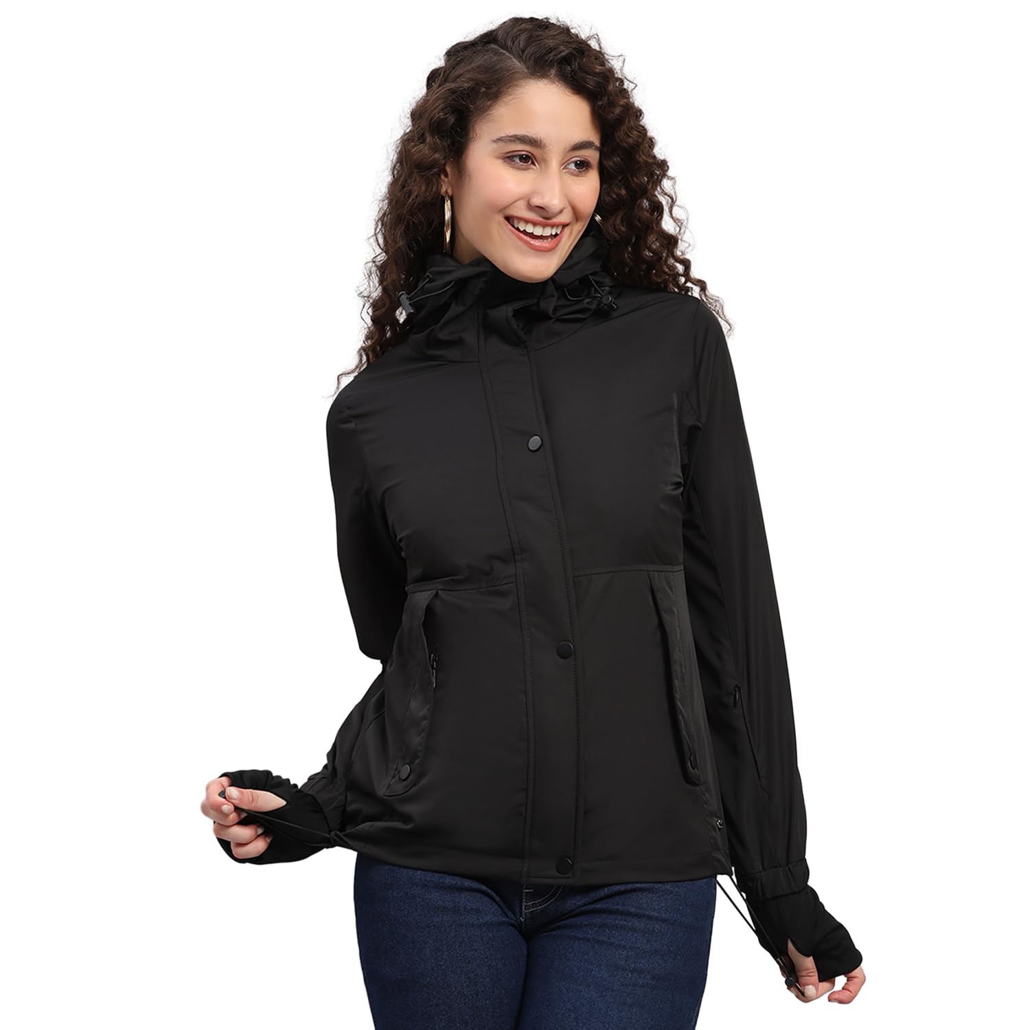 monte carlo Womens Regular Fit Solid Zipper Full Sleeve Winter Jacket | Women Winter Jacket | Stylish Zipper Jacket | Casual Winter Wear For Women's (Pack Of 1)-picture-38