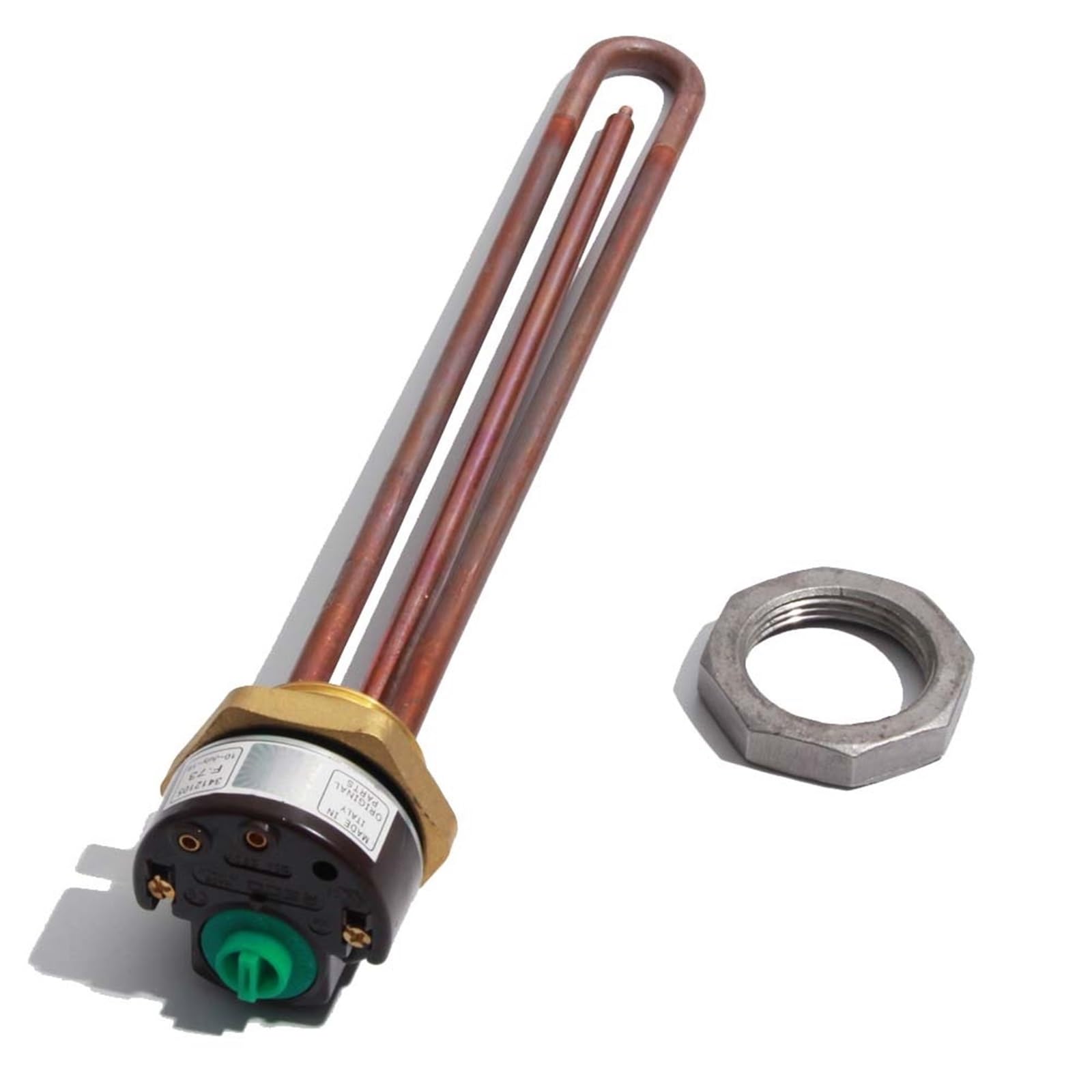 Interruptor de control de temperatura del termostato del calentador de agua eléctrico DN32 1.5KW2KW2.5KW3KW4KW(Without Nut,250V_4KW FOLDED TYPE)