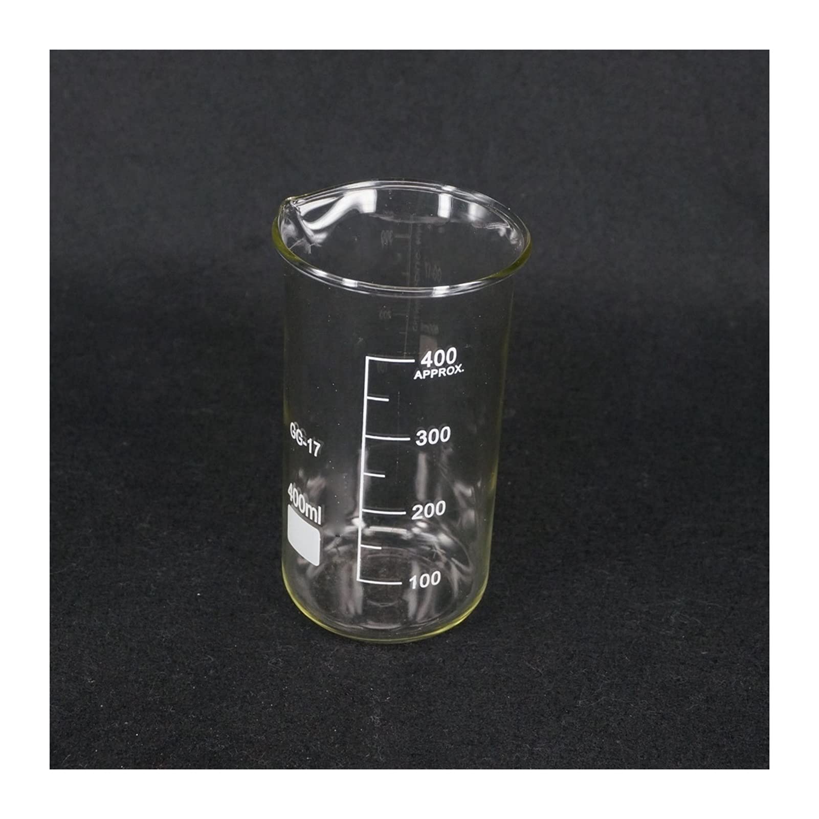 Vaso de precipitados Experimental, 5 uds., 400ML, Vaso de precipitados de Forma Alta, Laboratorio de química, GG-17, Vidrio de borosilicato, Laboratorio Engrosado, horneado