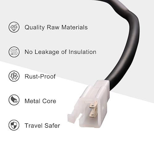 Miniatura 4 de GOOFIT Ventilador de refrigeración de radiador cuadrado de 12 V CC para motocicletas